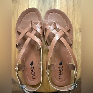 NEST Women's Brown Sandals